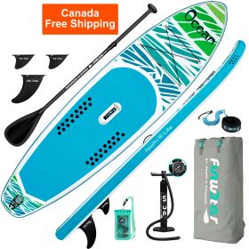 Free Shipping Dropshipping Canada Warehouse Have Stock SUP Stand Up Paddle Board 10'6"x33''x6'' Inflatable Paddleboard Surfboard with ISUP Accessories