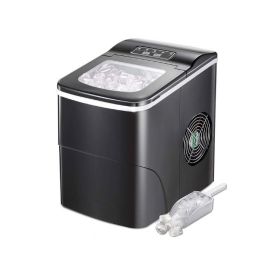 Home Portable Self-Clean Countertop Ice Maker (Type: Ice Maker, Color: Black)