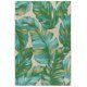 6'6"x9'6" Tropical Palm Outdoor Area Rug (material: Polypropylene, Color: White)